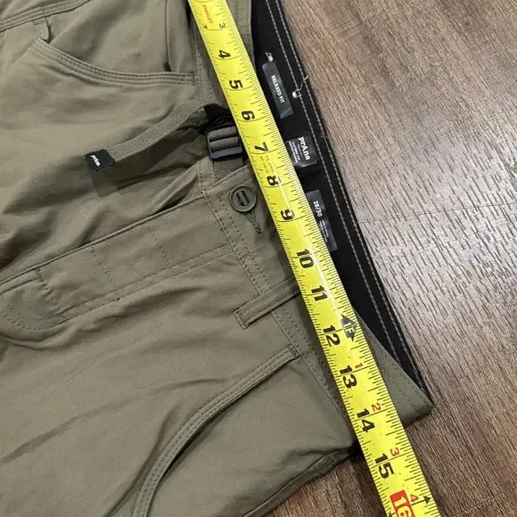 Prana Zion II Pants Mens 28x30 Green Khaki Relaxed Straight Stretch Hiking 2 - Picture 8 of 12